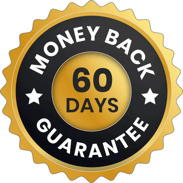 Vivalis  60-day risk-free money-back guarantee badge
